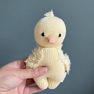 Cuddle + Kind Yellow Chick Plush The Baby‎ Animal Collection Hand Knit 6.5" T34
